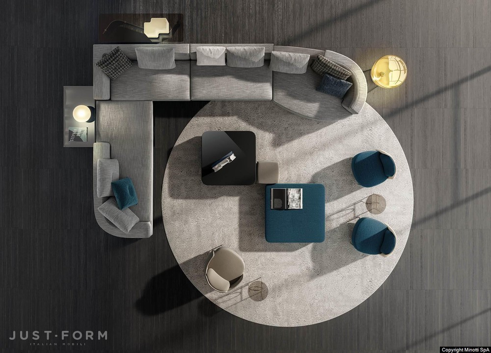 Модульный диван Alexander фабрика Minotti фотография № 14