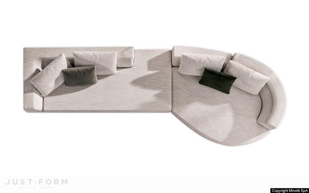 Модульный диван Alexander фабрика Minotti фотография № 5