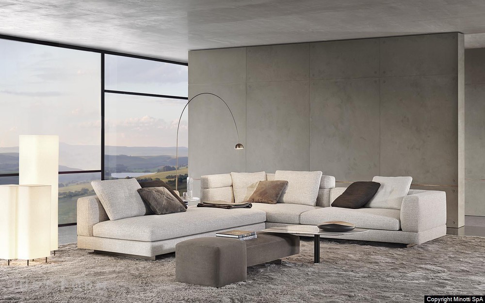 Модульный диван Alexander фабрика Minotti фотография № 39