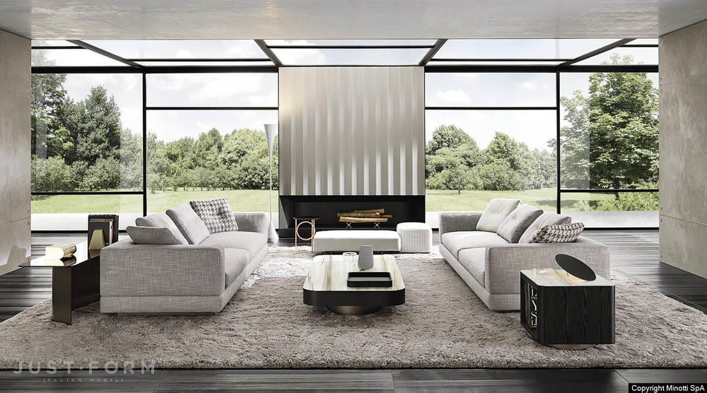 Модульный диван Alexander фабрика Minotti фотография № 40