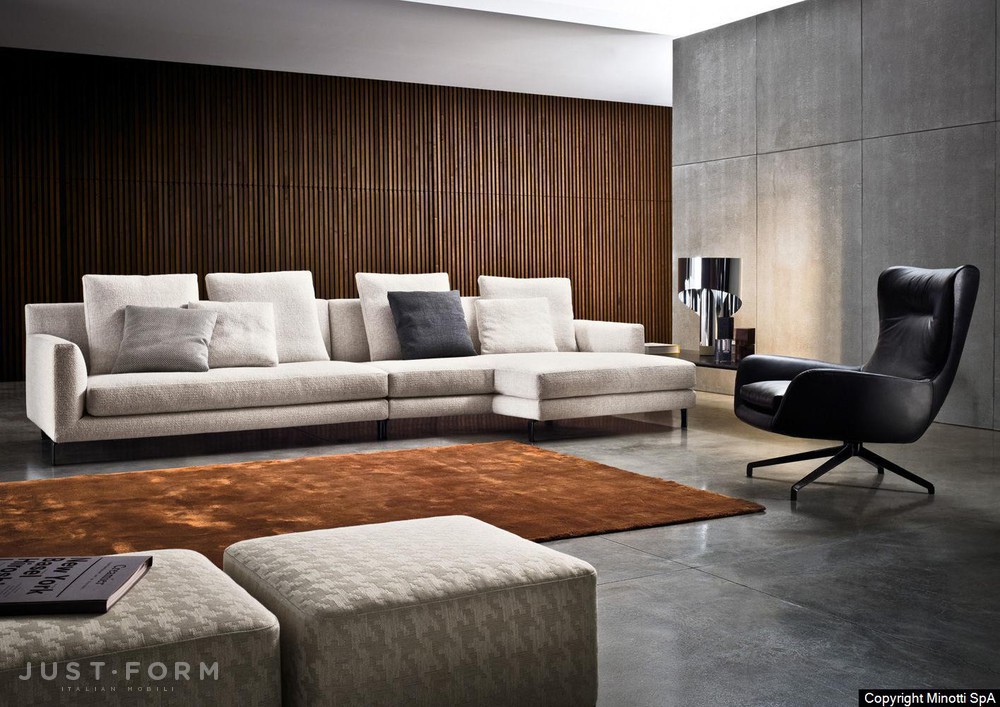 Модульный диван Allen фабрика Minotti фотография № 22