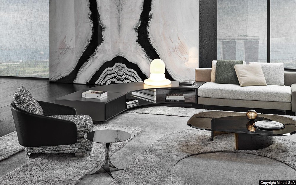 Модульный диван Daniels фабрика Minotti фотография № 16