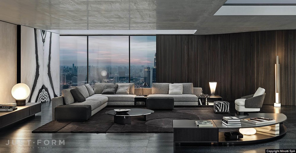 Модульный диван Daniels фабрика Minotti фотография № 17