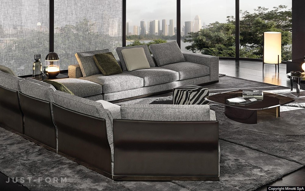 Модульный диван West фабрика Minotti фотография № 9