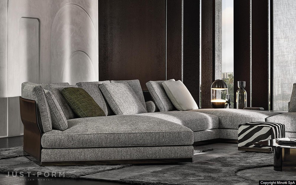 Модульный диван West фабрика Minotti фотография № 8