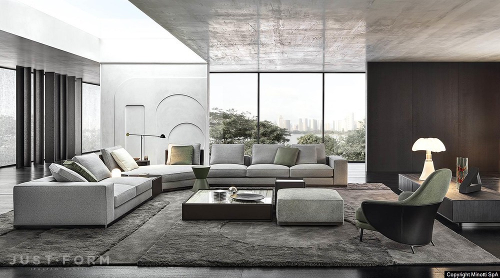 Модульный диван West фабрика Minotti фотография № 11