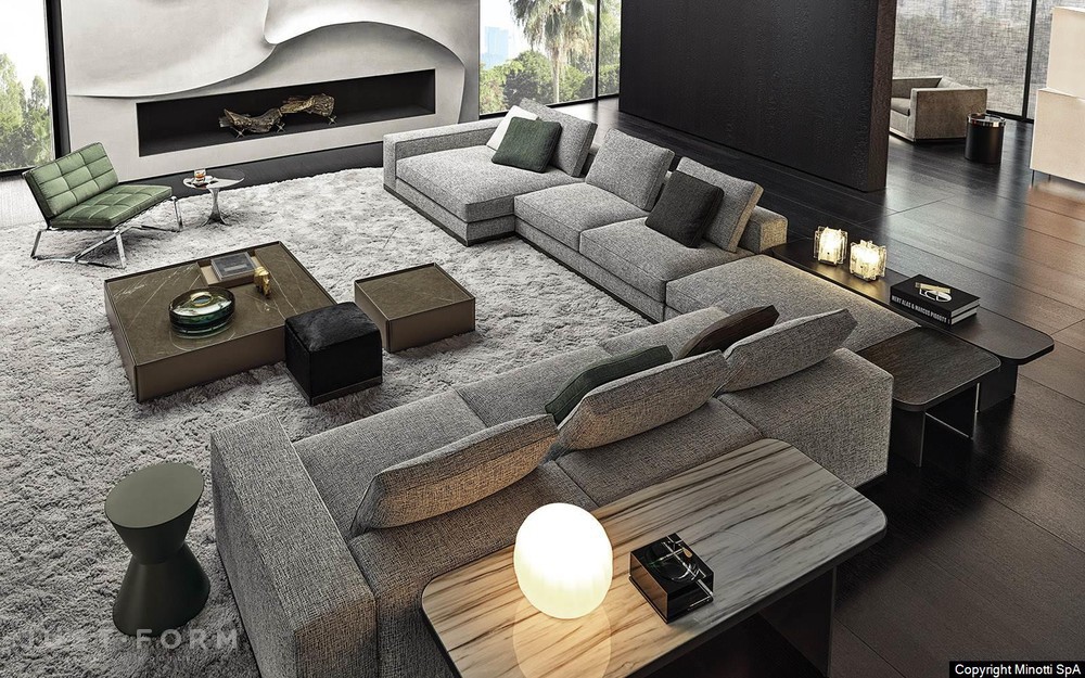 Модульный диван West фабрика Minotti фотография № 20