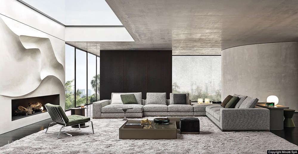 Модульный диван West фабрика Minotti фотография № 19