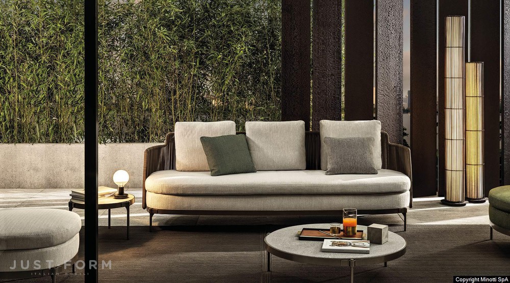 Садовый диван Tape "Cord" Outdoor фабрика Minotti фотография № 14
