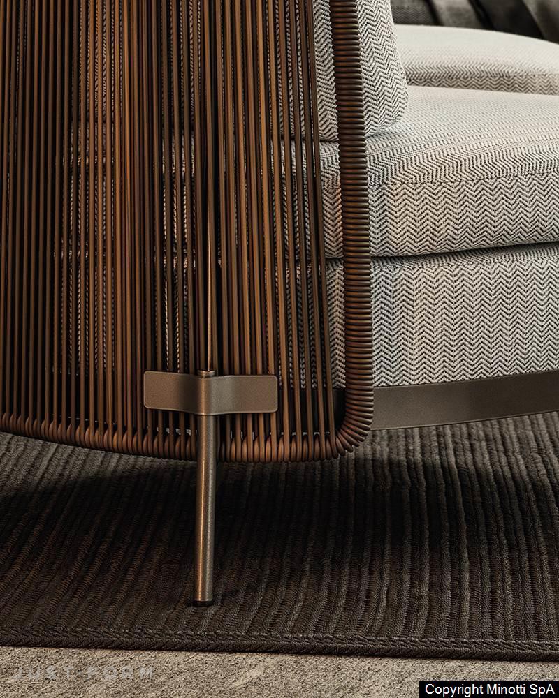 Садовый диван Tape "Cord" Outdoor фабрика Minotti фотография № 16