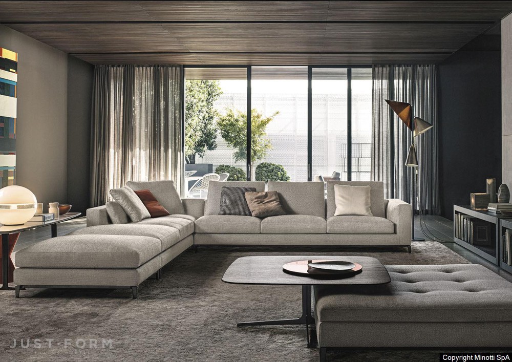 Модульный диван Andersen фабрика Minotti фотография № 3