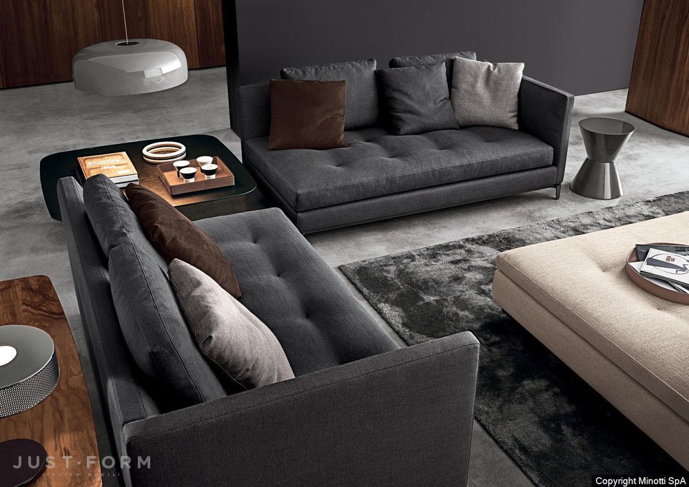 Модульный диван Andersen Slim 103 "Quilt" фабрика Minotti фотография № 4