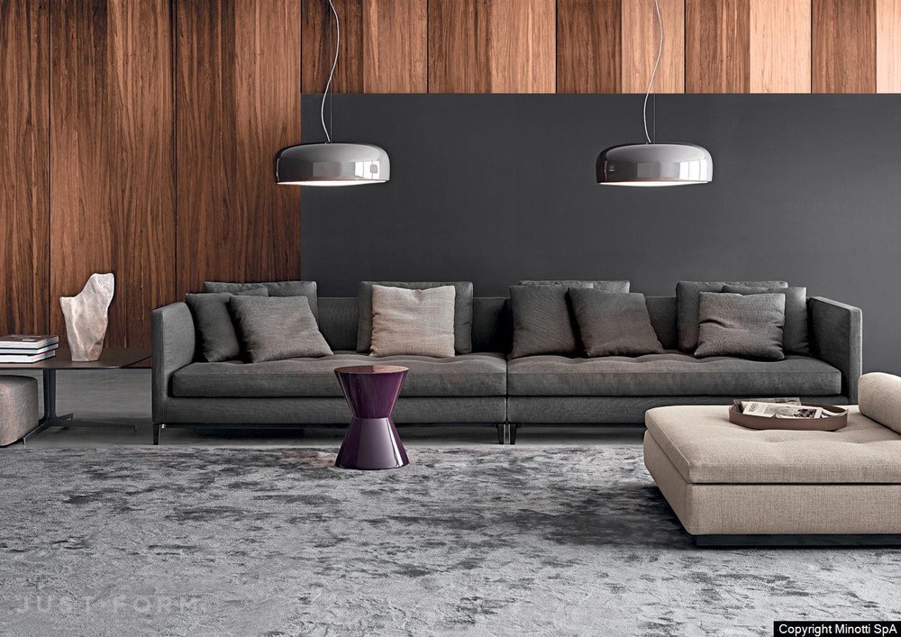 Модульный диван Andersen Slim 103 "Quilt" фабрика Minotti фотография № 2