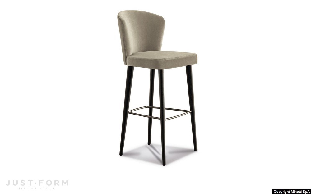 Барный стул Aston Stool фабрика Minotti фотография № 1