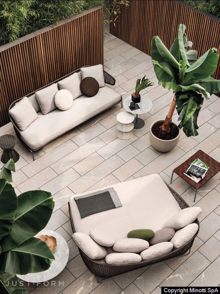Садовый диван Aston "Cord" Outdoor фабрика Minotti фотография № 6