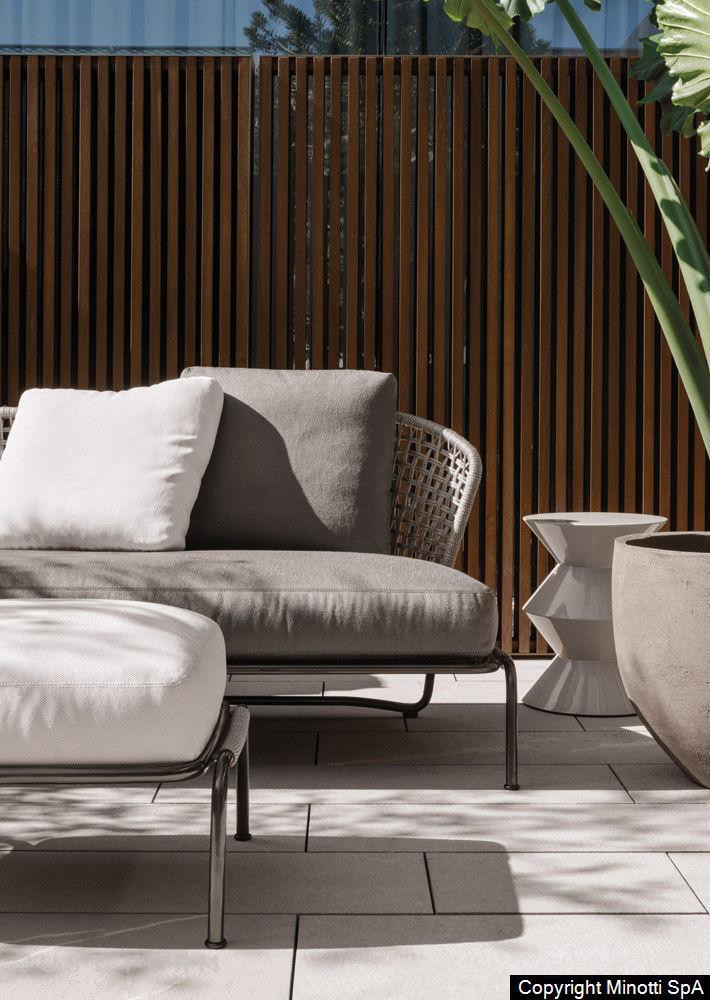 Садовый диван Aston "Cord" Outdoor фабрика Minotti фотография № 12