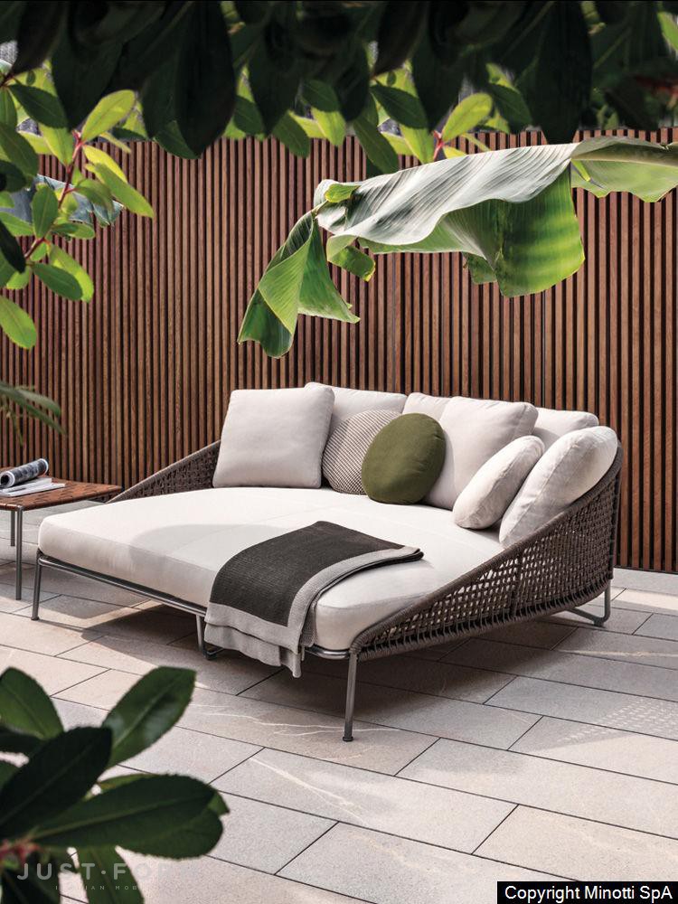 Садовый диван Aston "Cord" Outdoor фабрика Minotti фотография № 7