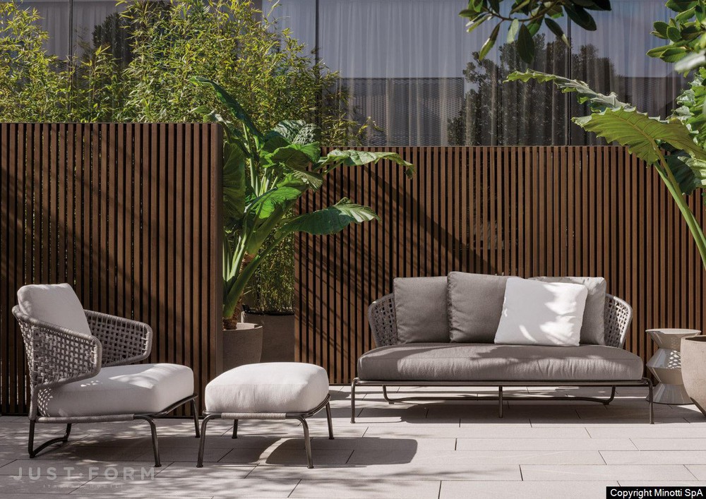 Садовый диван Aston "Cord" Outdoor фабрика Minotti фотография № 11