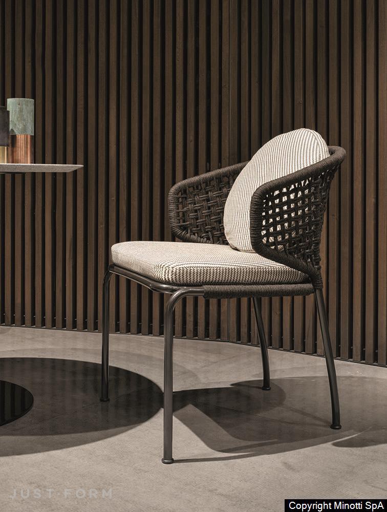 Садовый стул Aston "Cord" Outdoor Chair фабрика Minotti фотография № 5