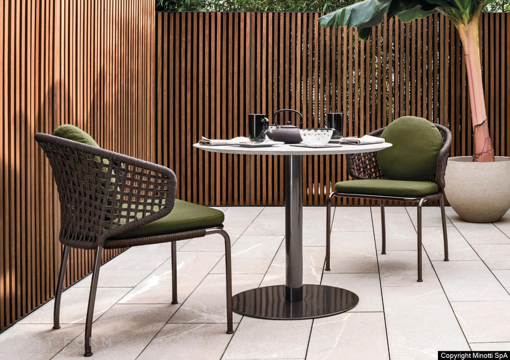 Садовый стул Aston "Cord" Outdoor Chair фабрика Minotti фотография № 4
