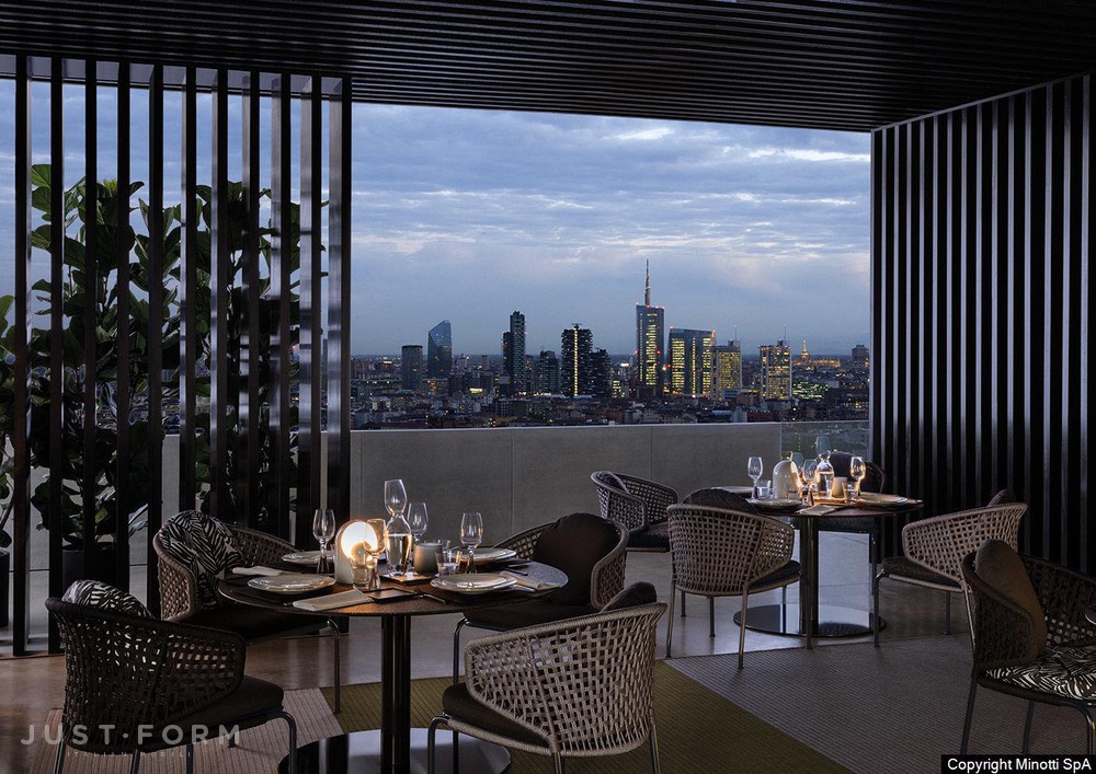 Садовый стул Aston "Cord" Lounge Outdoor Chair фабрика Minotti фотография № 2