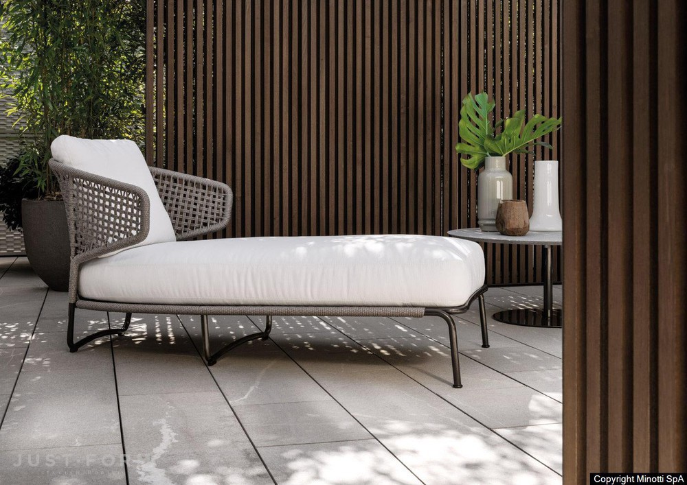 Шезлонг Aston “Cord” Outdoor фабрика Minotti фотография № 2