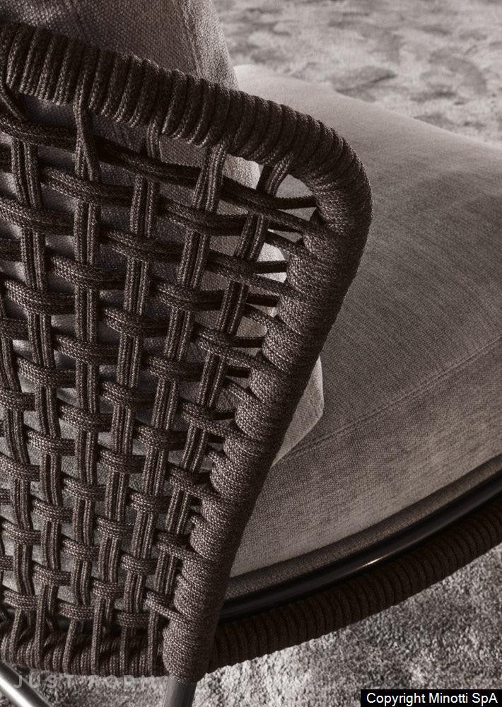 Кресло Aston "Cord" Indoor фабрика Minotti фотография № 9