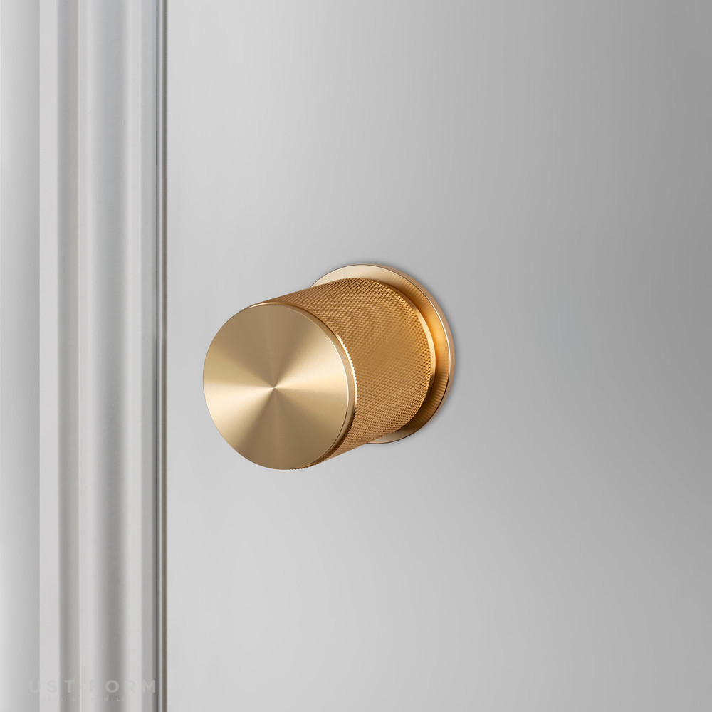 Поворотная дверная ручка Door Knob / Cross / Brass фабрика Buster + Punch фотография № 1