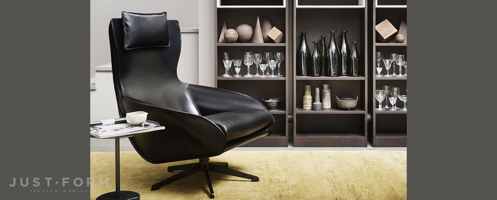Вращающееся кресло 423 Cab Lounge Armchair фабрика Cassina фотография № 4