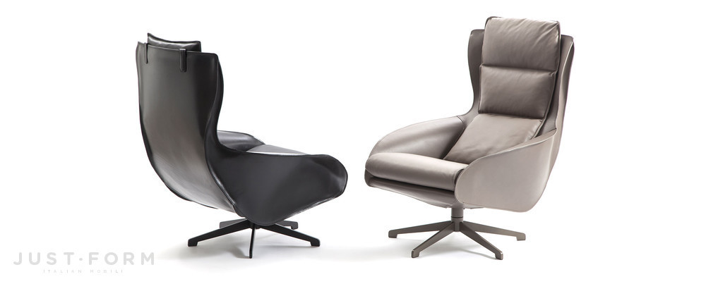 Вращающееся кресло 423 Cab Lounge Armchair фабрика Cassina фотография № 2