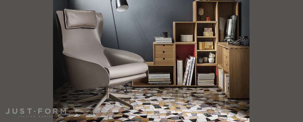 Вращающееся кресло 423 Cab Lounge Armchair фабрика Cassina фотография № 5