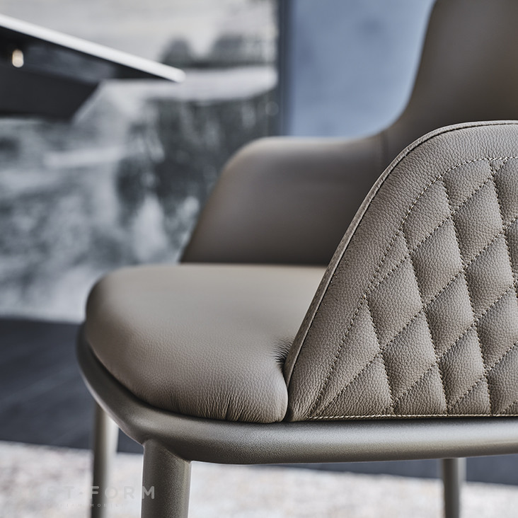Стул с подлокотниками  Magda Ml Couture фабрика Cattelan Italia фотография № 2