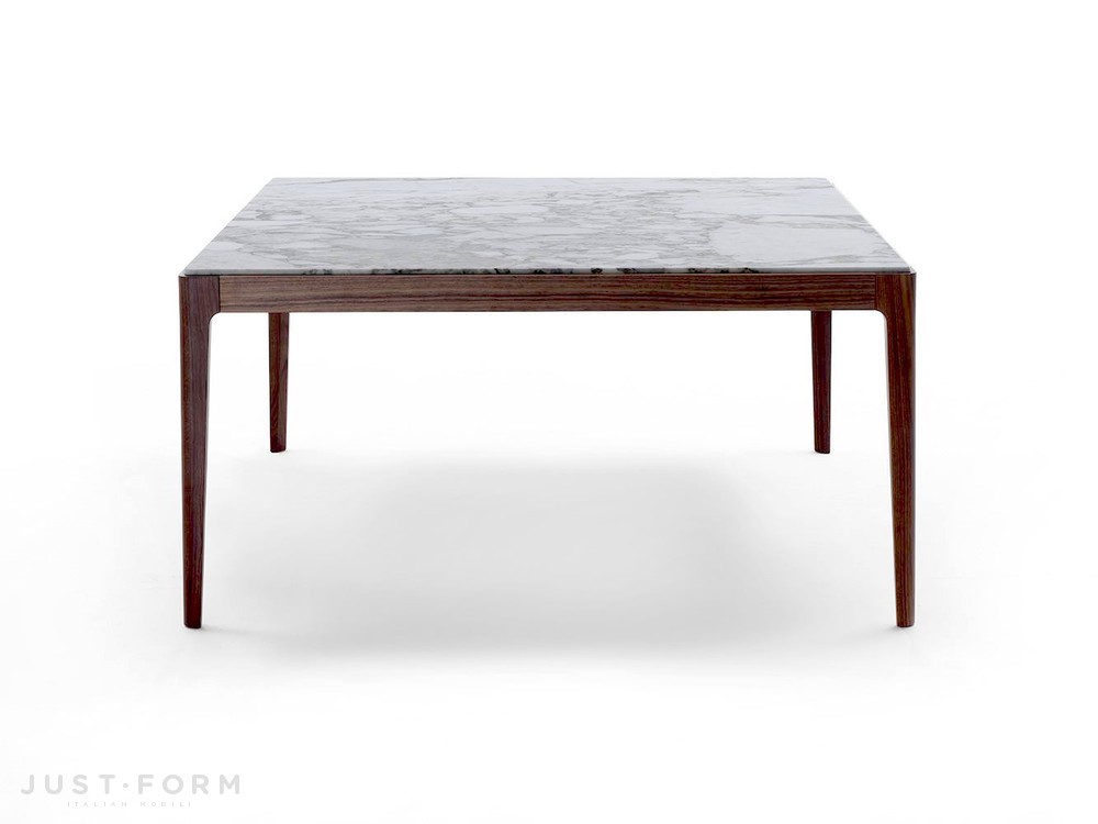 Квадратный обеденный стол Ziggy Table 150x150 фабрика Porada фотография № 1