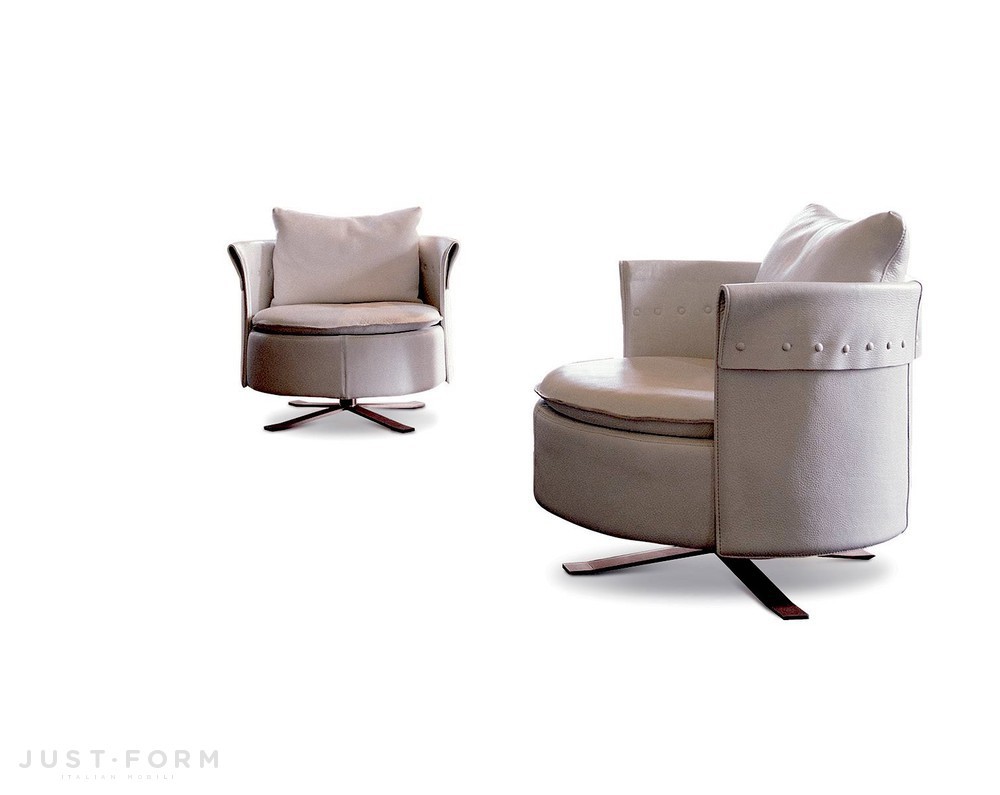 Вращающееся кресло Charme фабрика Longhi фотография № 2