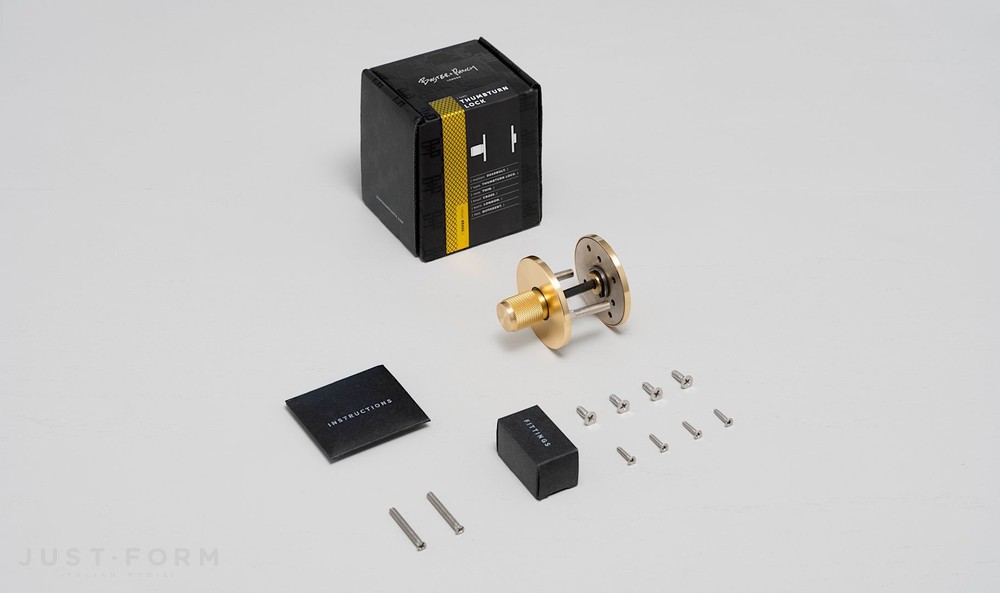 Замок с заверткой Thumbturn Lock / Cross / Steel фабрика Buster + Punch фотография № 6