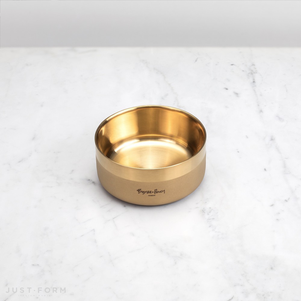 Миска для собаки Dog Bowl / Small / Brass фабрика Buster + Punch фотография № 1