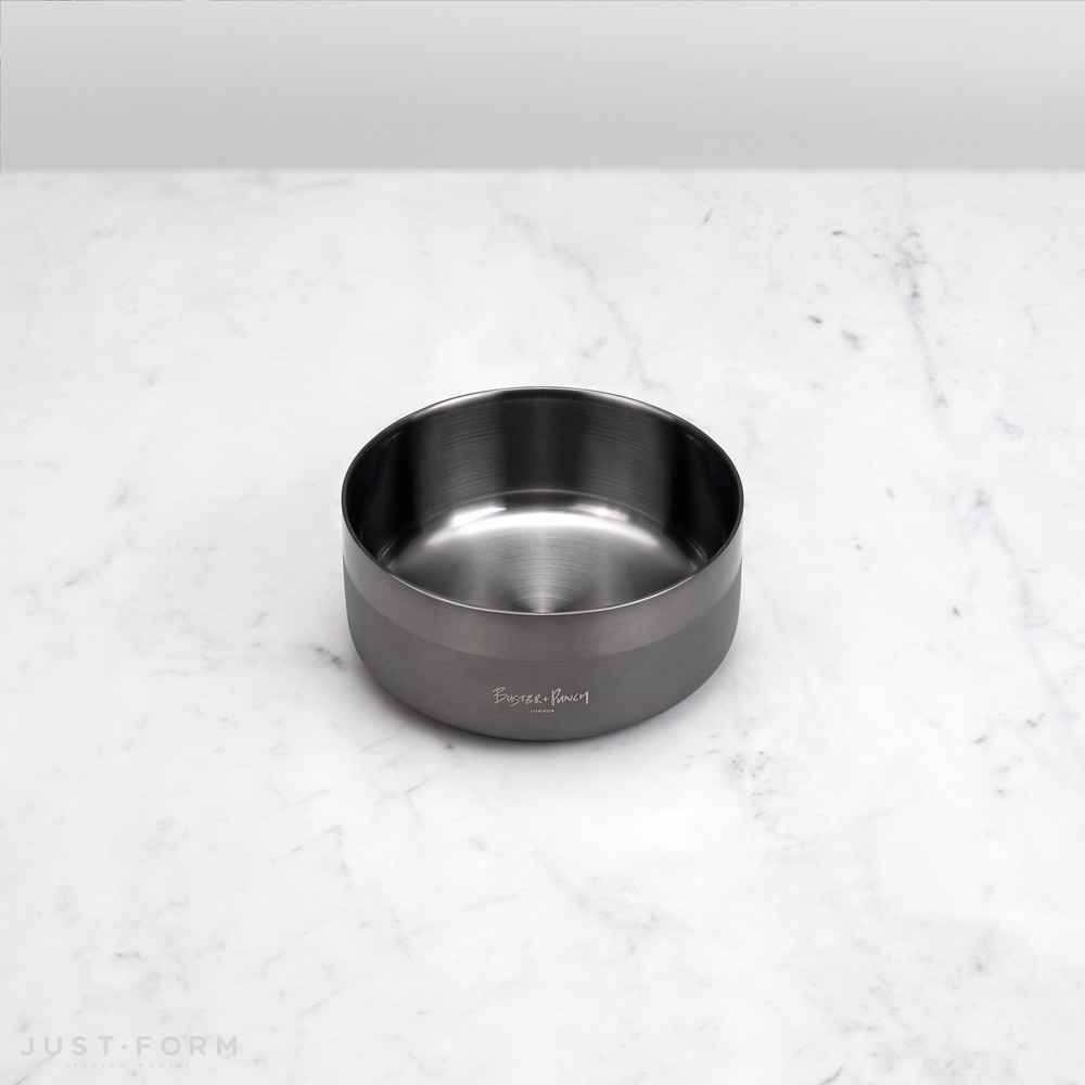Миска для собаки Dog Bowl / Small / Gun Metal фабрика Buster + Punch фотография № 1