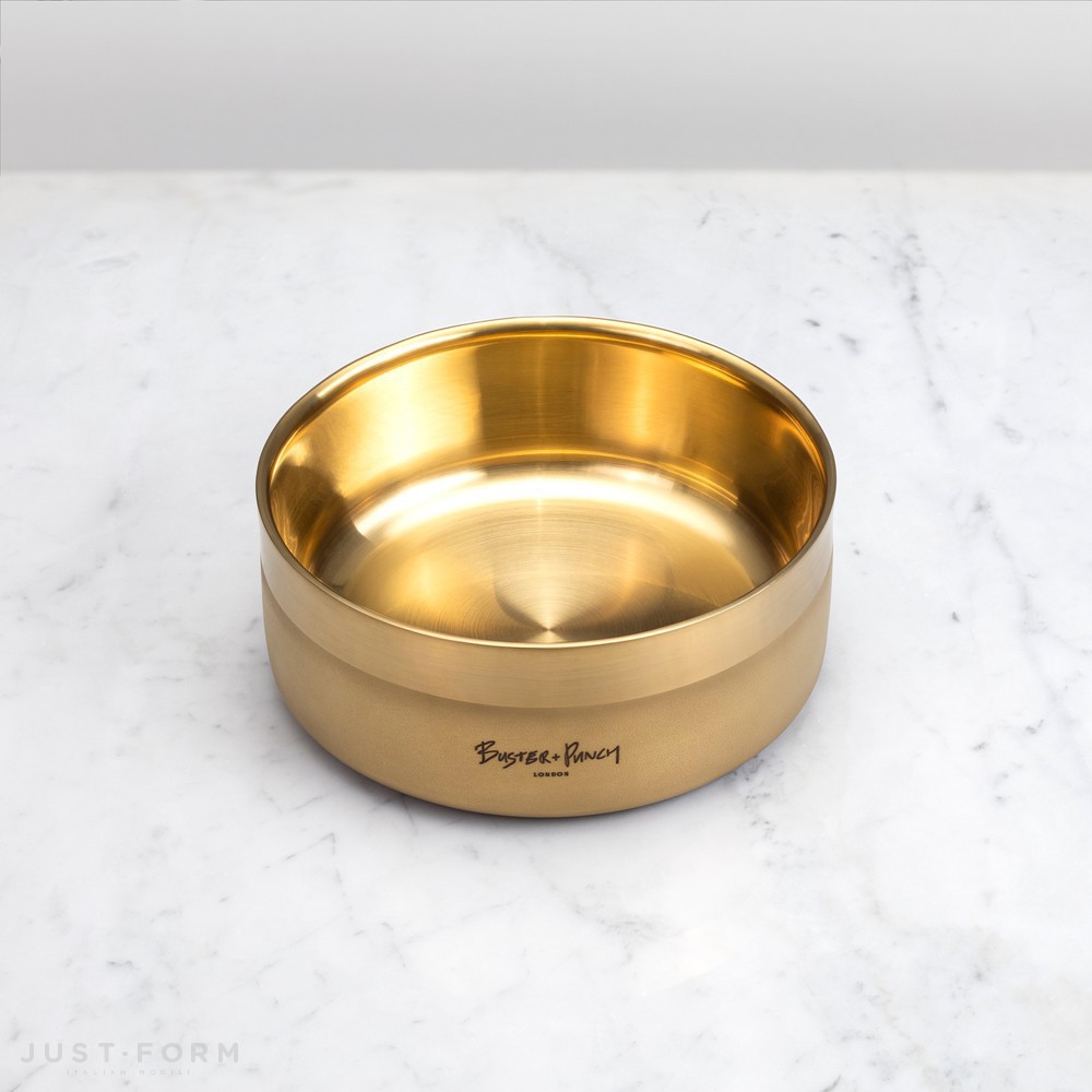Миска для собаки Dog Bowl / Large / Brass фабрика Buster + Punch фотография № 1