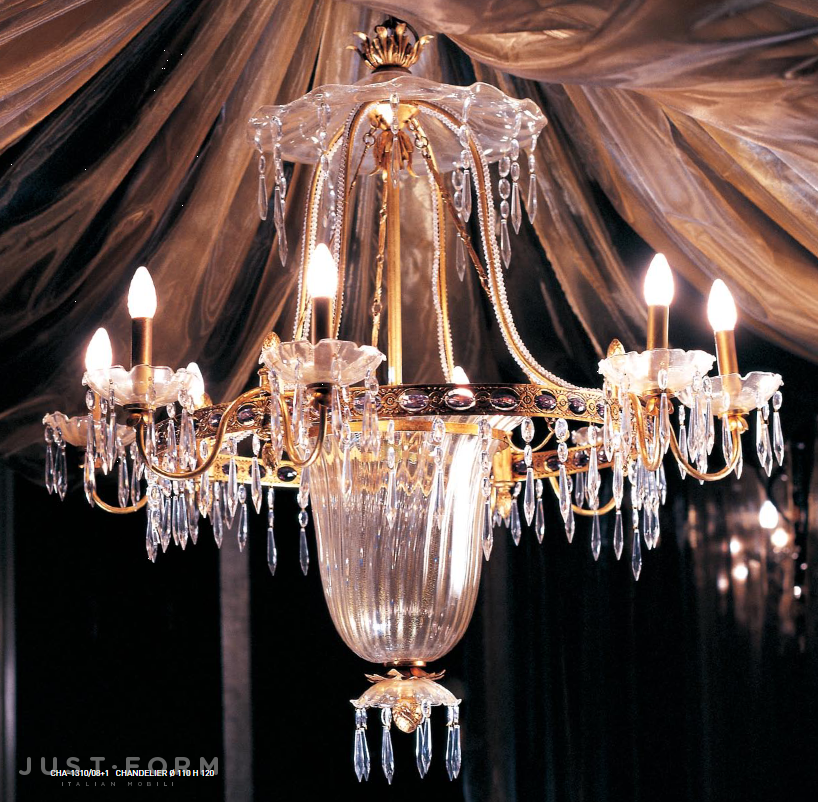 Хрустальная люстра Chandelier CHA-1310/8+1 фабрика Jumbo Collection фотография № 1