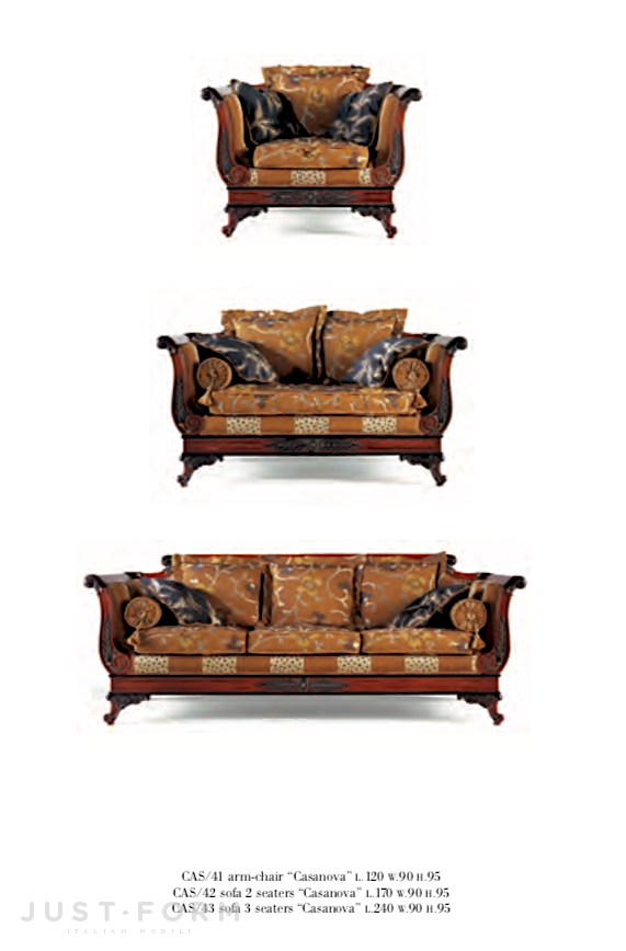Диван и кресло Casanova фабрика Jumbo Collection фотография № 1