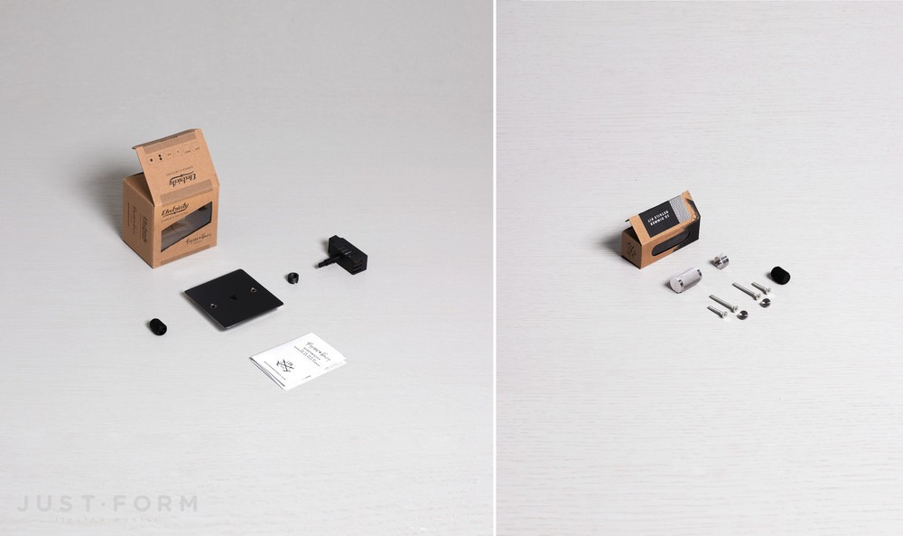 Одинарный диммер 1G Dimmer / Black / Steel фабрика Buster + Punch фотография № 3