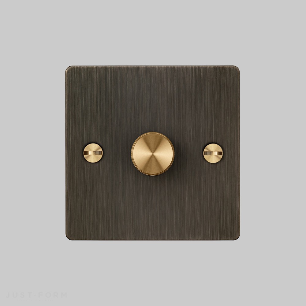 Одинарный диммер 1G Dimmer / Smoked Bronze / Brass фабрика Buster + Punch фотография № 2