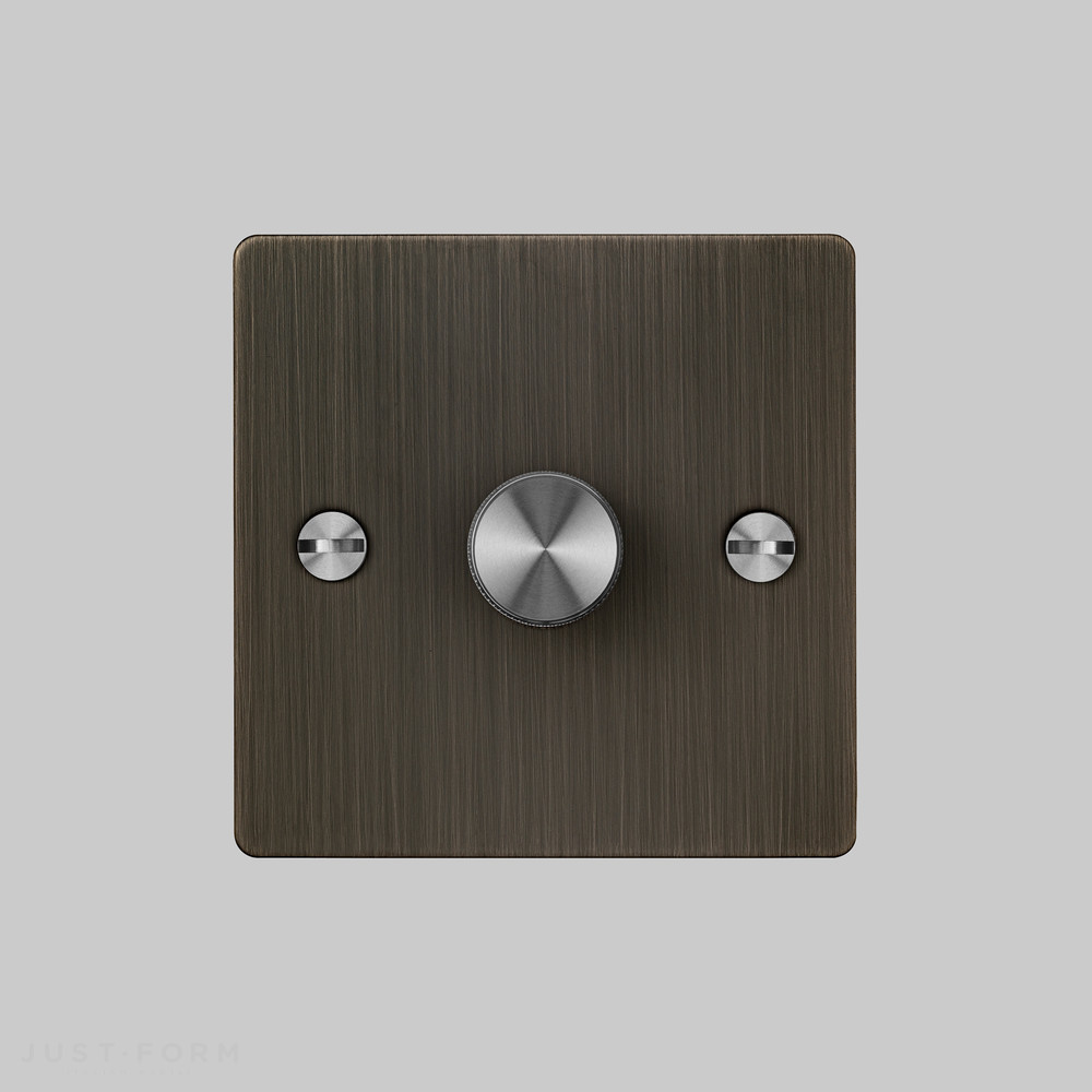 Одинарный диммер 1G Dimmer / Smoked Bronze / Steel фабрика Buster + Punch фотография № 2