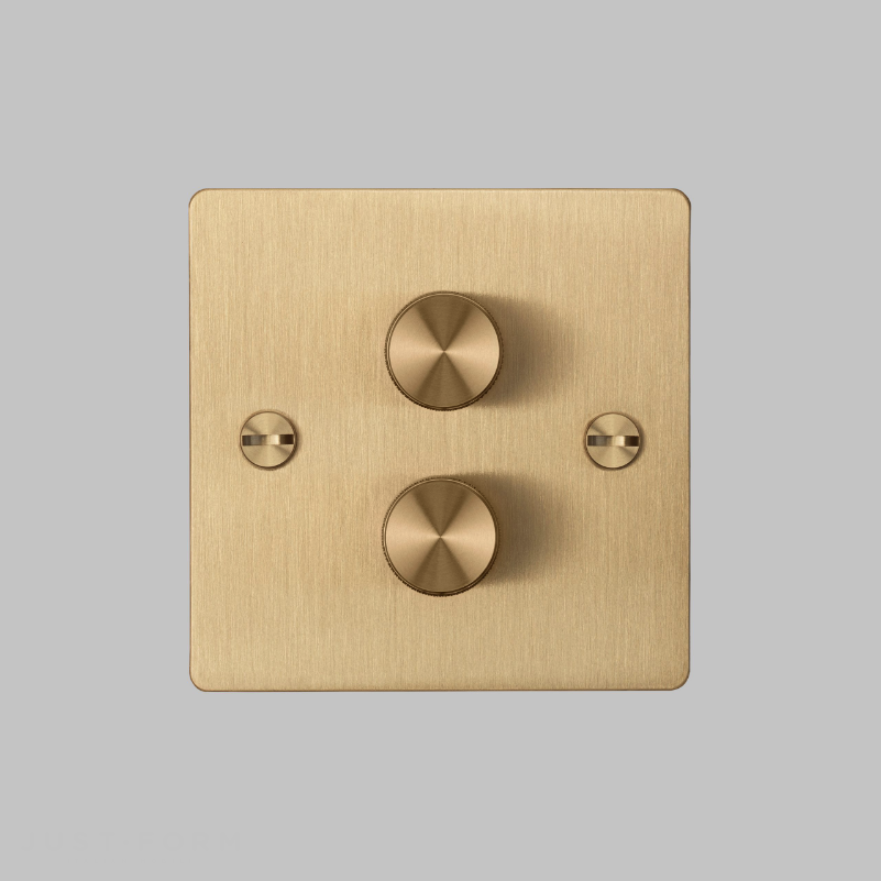 Двойной диммер 2G Dimmer / Brass фабрика Buster + Punch фотография № 2