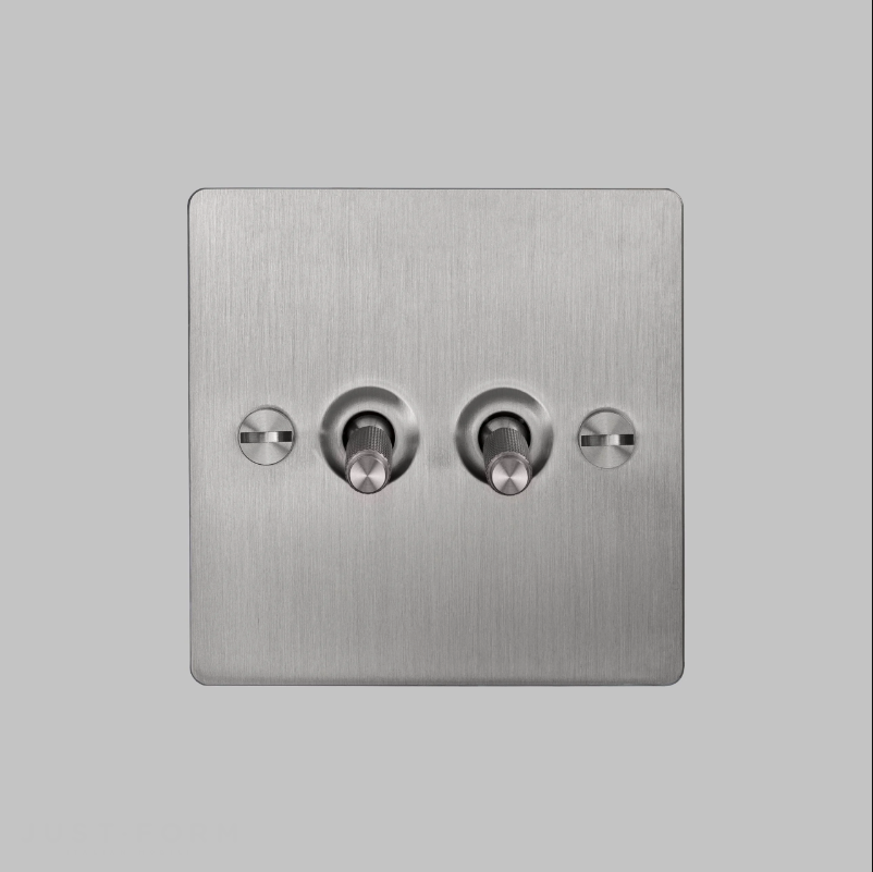 Двухтумблерный переключатель 2G Toggle Switch / Steel фабрика Buster + Punch фотография № 2