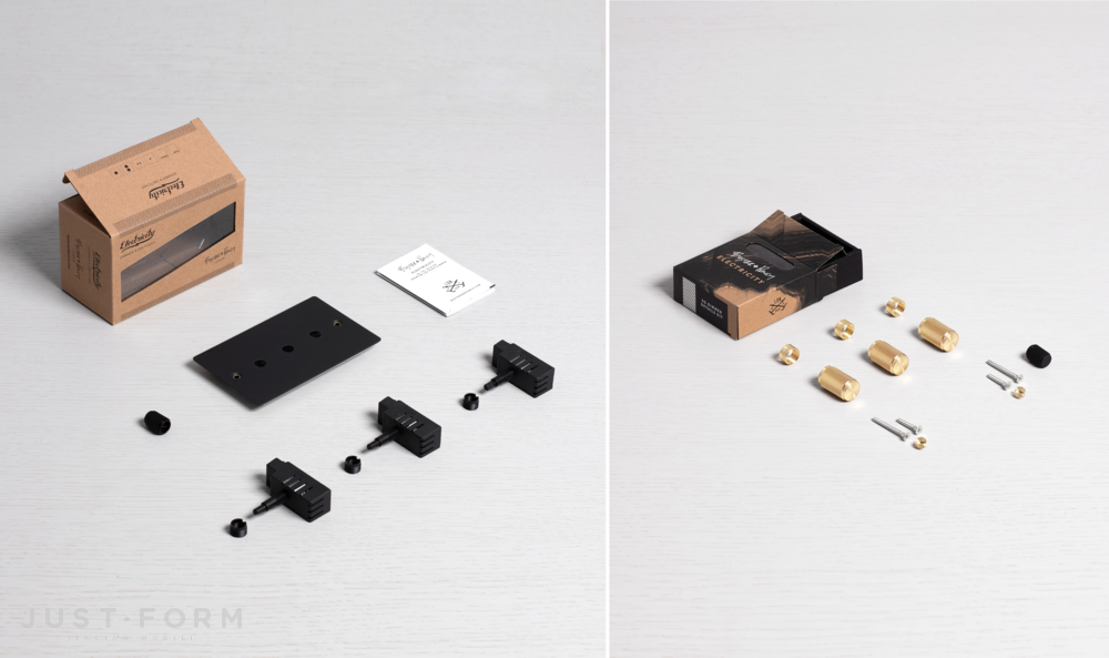 Тройной диммер 3G Dimmer / Black / Brass фабрика Buster + Punch фотография № 7