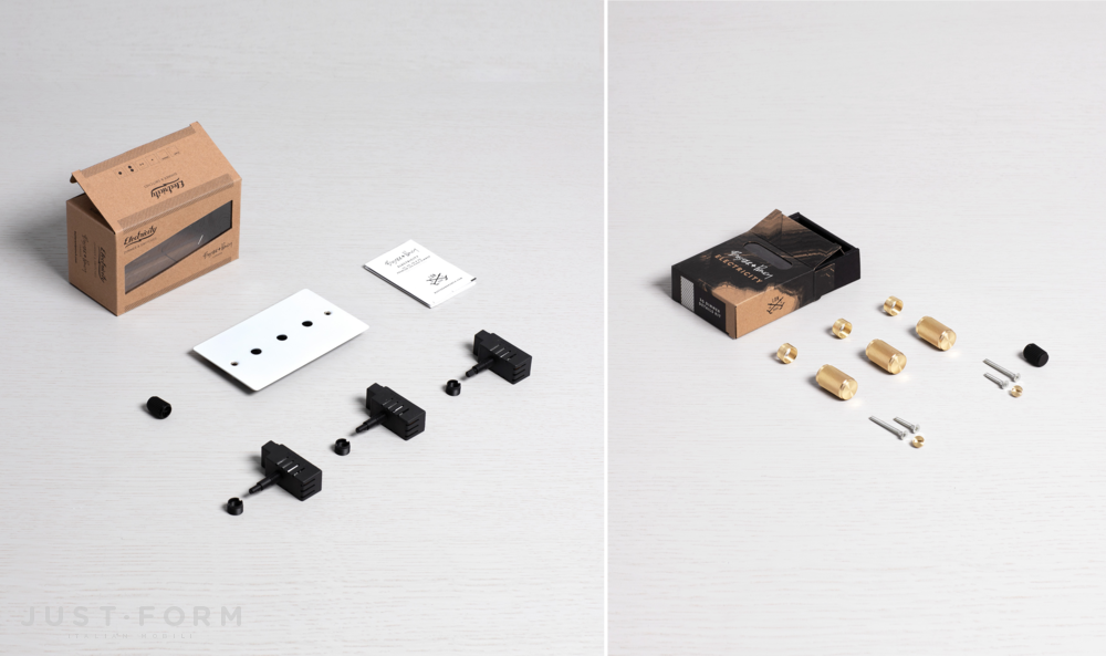 Тройной диммер 3G Dimmer / White / Brass фабрика Buster + Punch фотография № 10