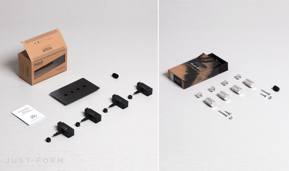 Диммер с четырьмя регуляторами 4G Dimmer / Smoked Bronze / Steel фабрика Buster + Punch фотография № 8