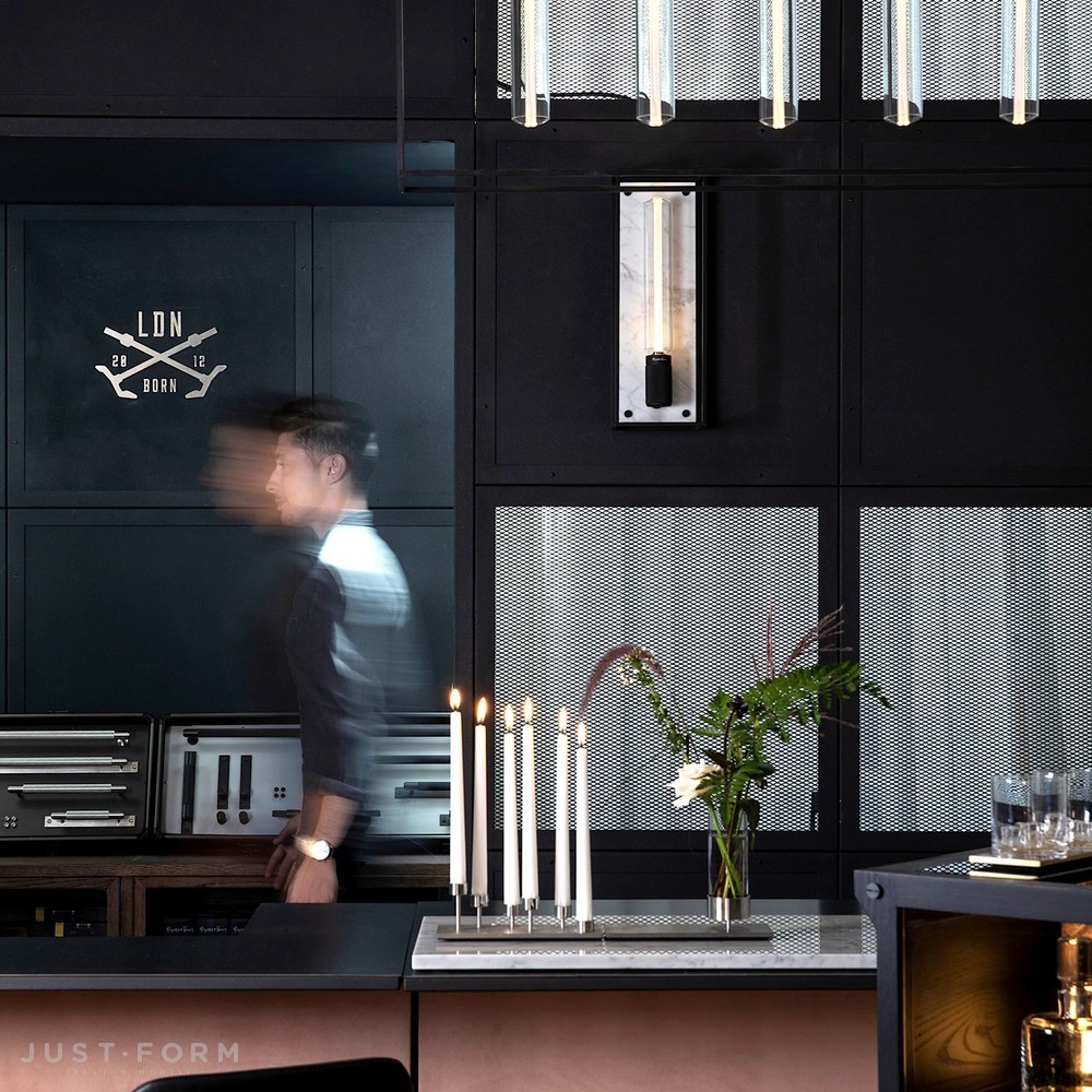 Бра Caged Wall / Large / Brushed Steel фабрика Buster + Punch фотография № 6