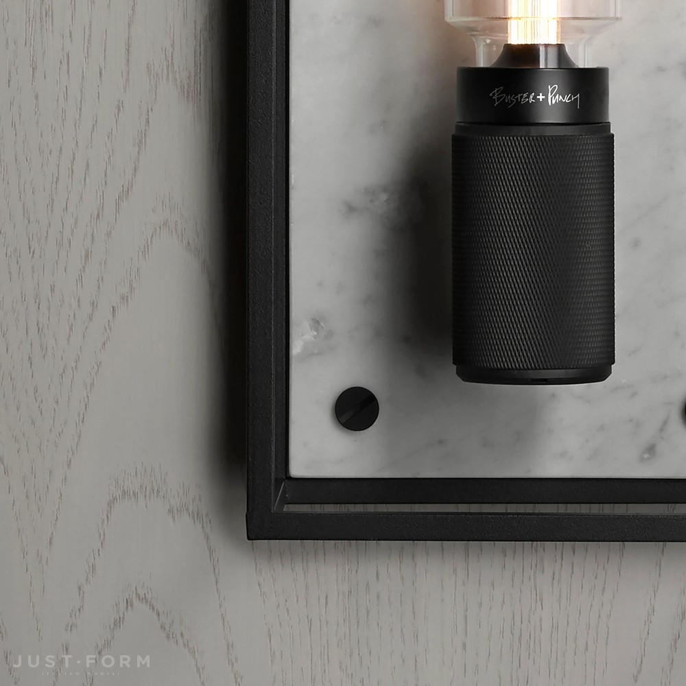 Бра Caged Wall / Large / Black Marble фабрика Buster + Punch фотография № 4